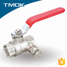 Nickel-Plate Gas Ball Valve With Long Handle